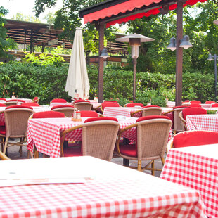 Berlin Zehlendorf Terrasse des BLOCK HOUSE Restaurants Zehlendorf in Berlin