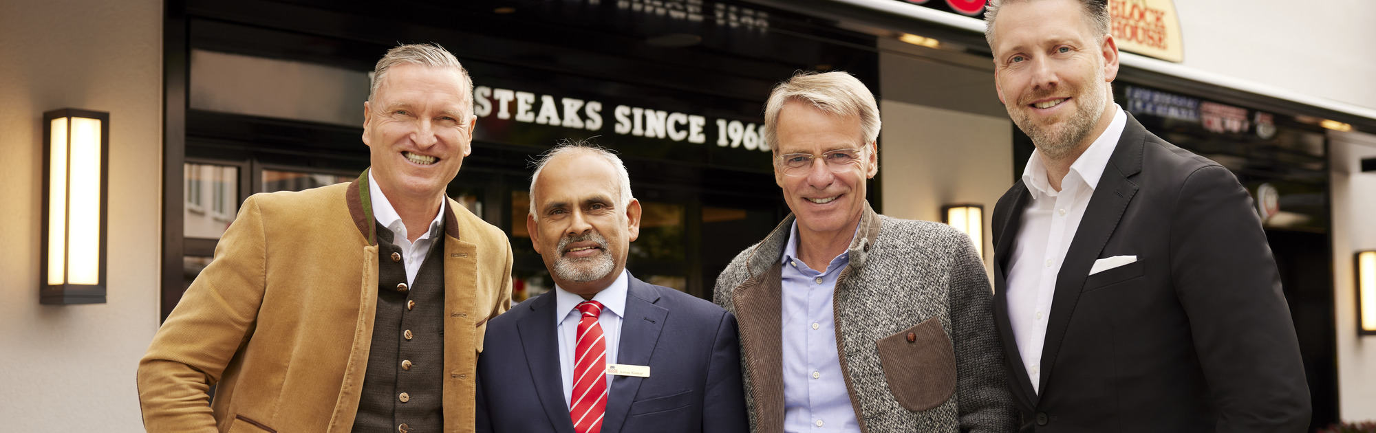 v.l. Thomas Harms, Anton Jeyakumar, Stephan von Bülow, Markus Gutendorff