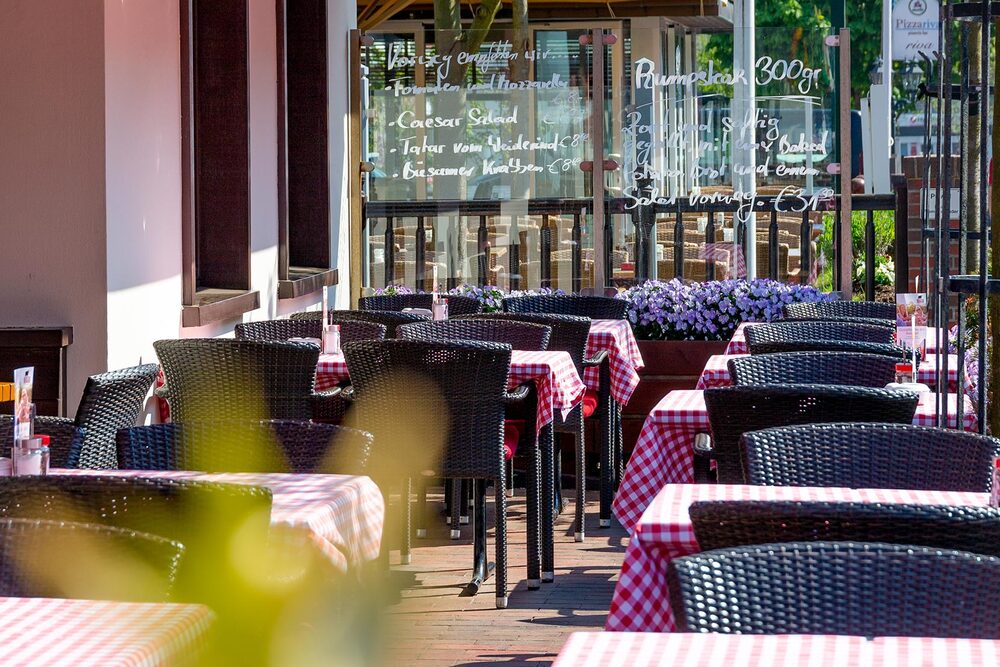 Sylt Außenansicht des BLOCK HOUSE Restaurants auf Sylt