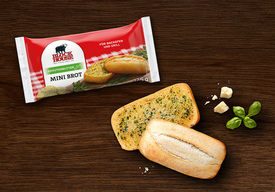 Mini Brot Kräuterbutter Art